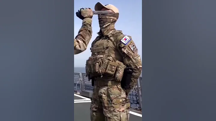 The 🇰🇷 ROK Navy Seals Practice Knife fighting #shorts #specialforces - DayDayNews