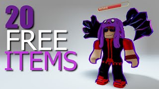 GET 20 FREE ROBLOX ITEMS 😱 2023