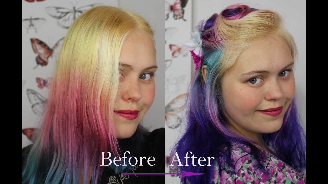 1. "How to Achieve Pink and Blue Streaks in Hair" - wide 8