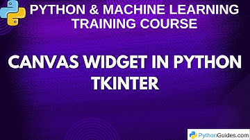 Canvas Widget In Python Tkinter | Python Tkinter GUI Tutorial