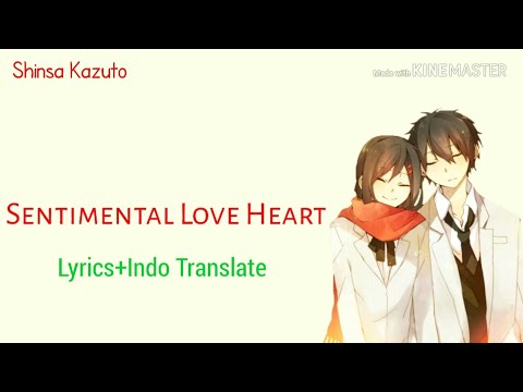 Sentimental Love Heart | GUMI | Lyrics +Indo Translate