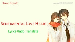 Sentimental Love Heart | GUMI | Lyrics +Indo Translate