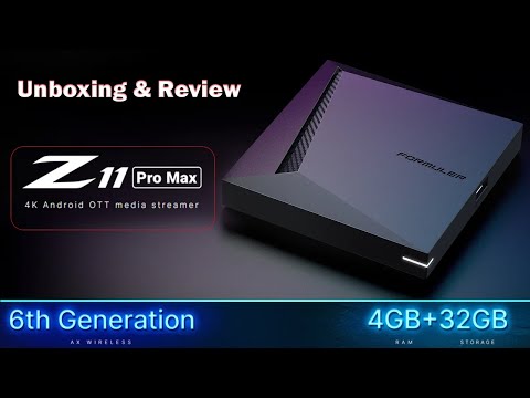 Formuler Z8 Pro review - Unpacking, Review and Set up 