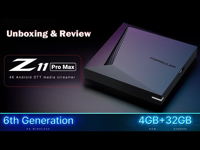 FORMULER Z11 PRO UNBOXING & REVIEW 