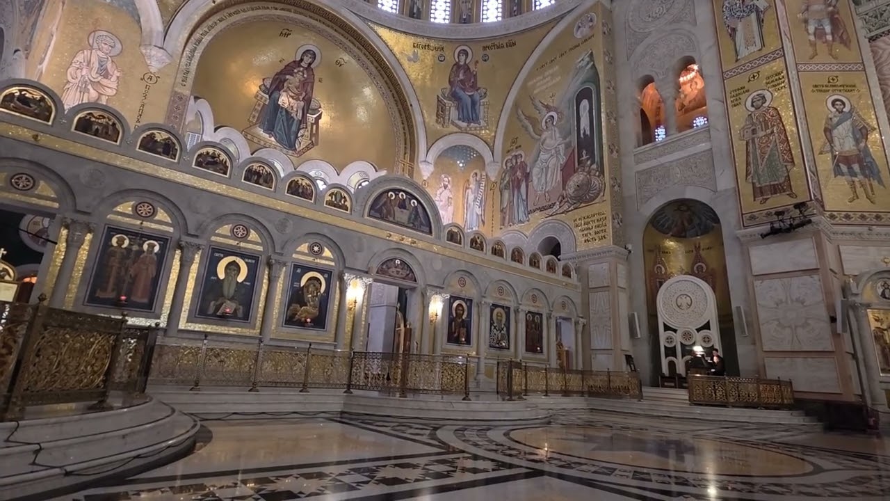 Beautiful Orthodox Church Service at the Temple of Saint Sava in Belgrade, Serbia 🇷🇸 