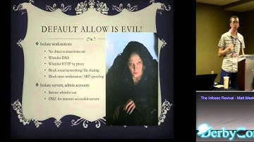 DerbyCon 3 0 4101 The Infosec Revival Matt Scriptjunkie Weeks