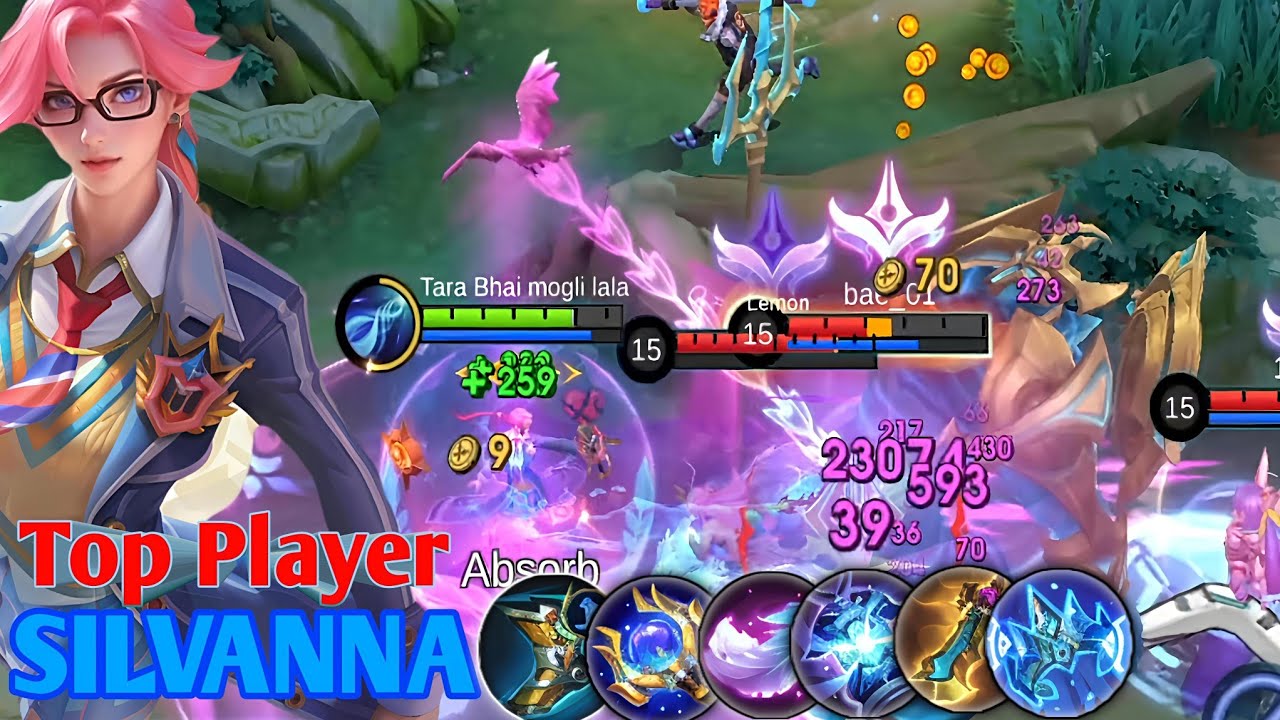 MOBILE LEGENDS SILVANNA \ SILVANNA BEST BUILD 2025 \ SILVANNA BEST HYPER BUILD✔️