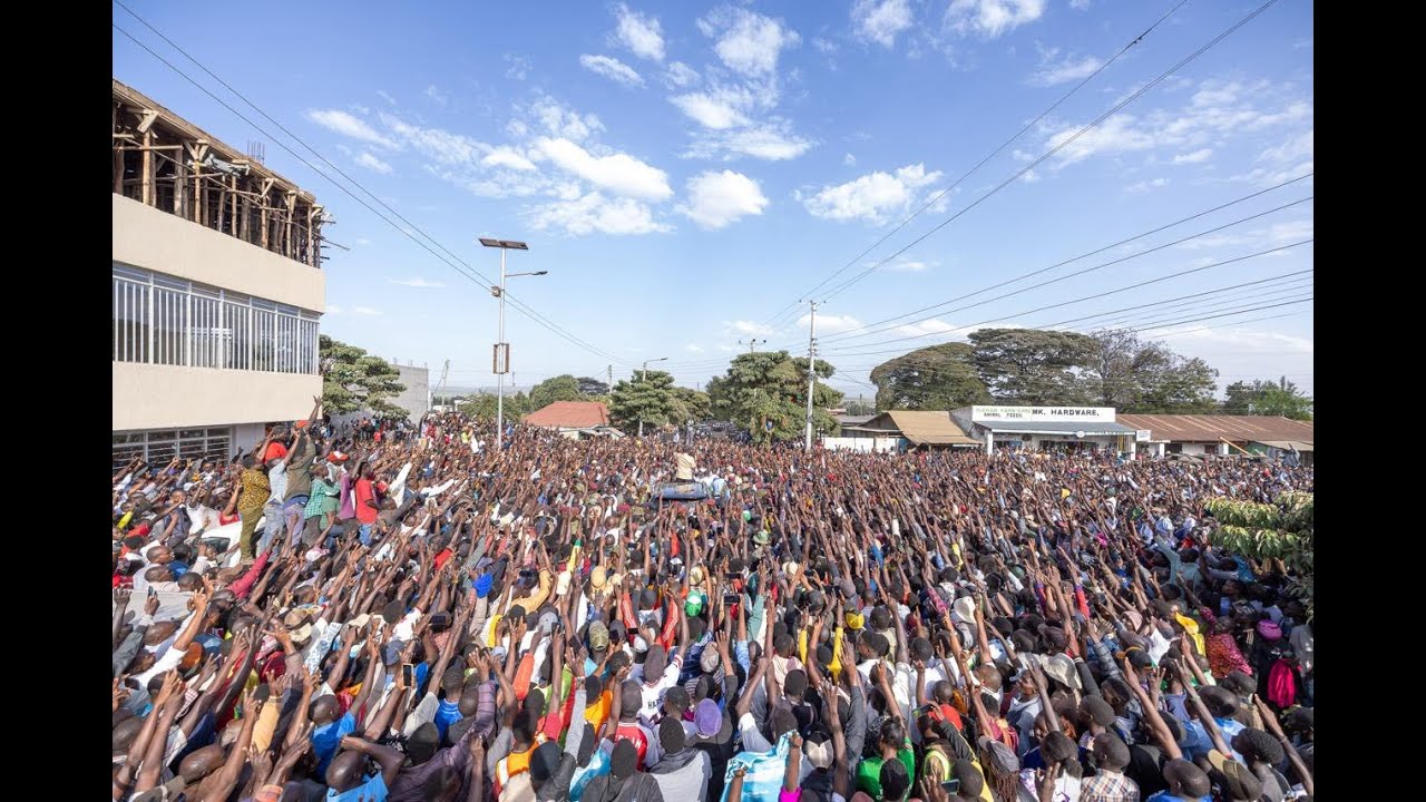 LIVE; Rigathi Gachagua at Martin Ole Kamwaro homecoming, Melil Ward, Narok North in Narok County.Wa
