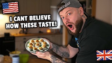 British Guy tries American Deviled Eggs for the First Time!