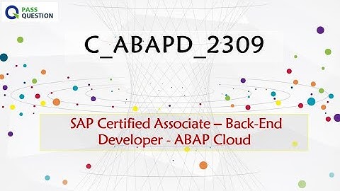 C_ABAPD_2309 Back-End Developer - ABAP Cloud Exam Questions