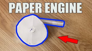 This is a PAPER ENGINE that works!