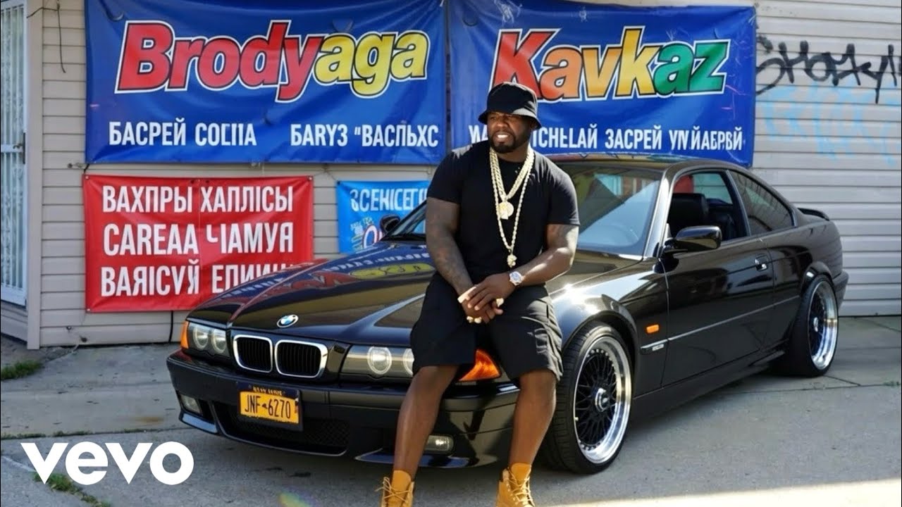 50 Cent, 2Pac, Eminem - Brodyaga [Kavkaz Mix] (Music Video)