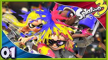 Splatoon 3 | Splatfest World Premiere w/ DyingSkyZ & MaliceCutie (Team Rock) [01]