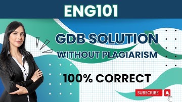 ENG101 GDB Solution_How to make ENG101 GDB_Fall 2023_100% correct
