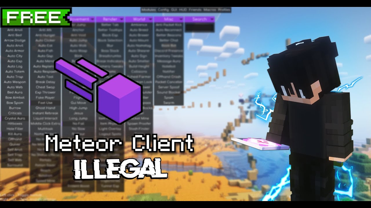 The Best Free Hacked Clients for Minecraft Java Edition (Meteor Client ...