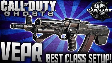 COD: Ghosts - "VEPR" BEST CLASS SETUP - BEST SMG CLASS SETUP! (COD Ghosts Class Setups)