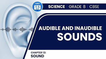 Audible and Inaudible sounds | Sound | Class 8 Physics Chapter 13