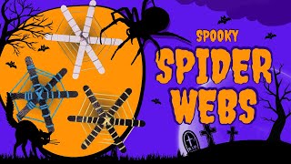 Spooky Spider Webs - Easy Halloween Craft for Kids screenshot 4