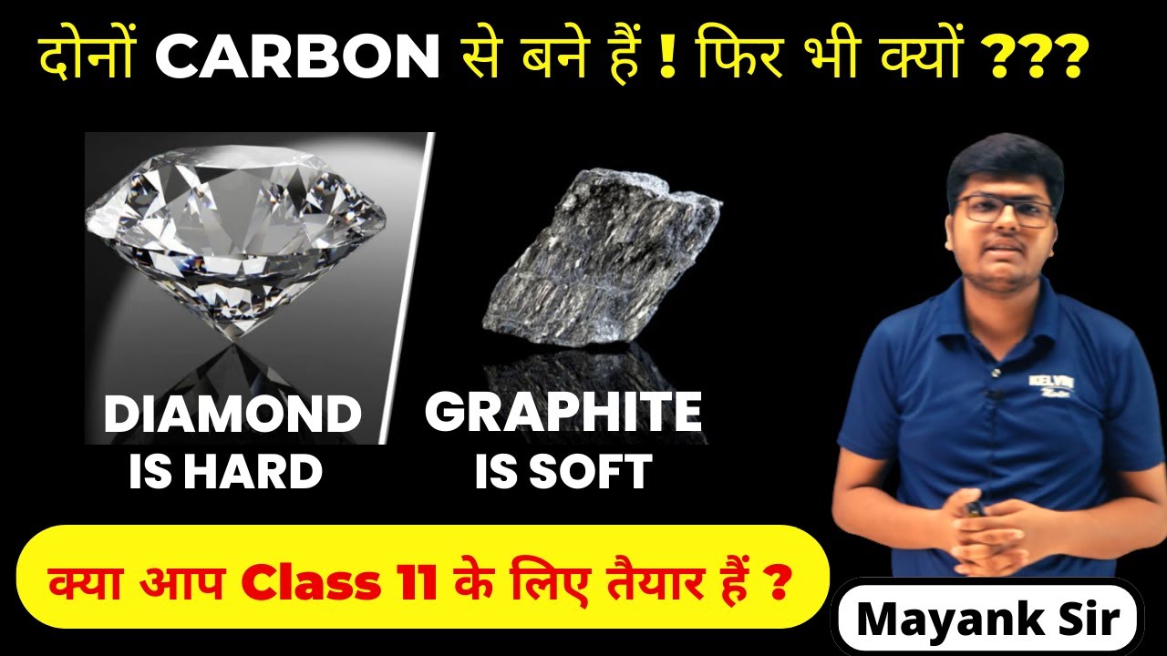 Why diamond is hard graphite is soft they both are from carbon 