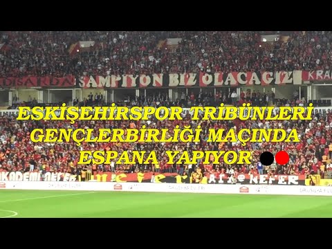 Eskişehirspor-Gençlerbirliği maçı tribünlerin