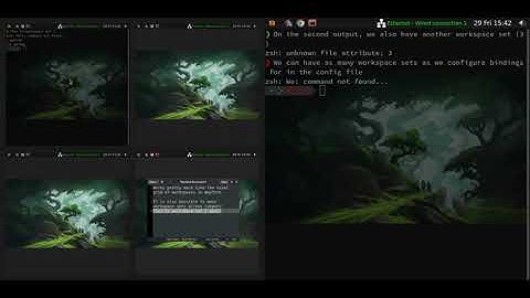 Wayfire 0.8: Workspace sets
