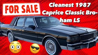 Super Clean OG 1987 Chevrolet Caprice Brougham LS  All Original