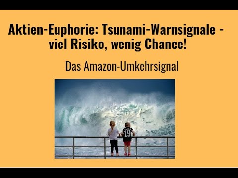 Aktien-Euphorie: Tsunami-Warnsignale - viel Risiko, wenig Chance! Videoausblick