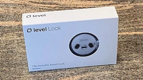 Unboxing in less than 10 seconds, Level Lock, the first invisible smart lock