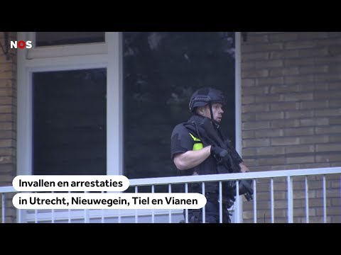 POLITIE: Invallen en arrestaties in Utrecht, Vianen, Nieuwegein en Tiel