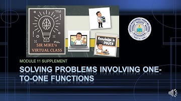 Inverse Function - PROBLEM SOLVING