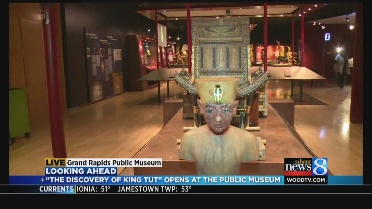 King Tut exhibit opening at GR Public Museum YouTube
