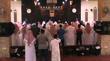 هنالك دعا زكريا  للقارئ يزيد بن حمود المسعود امام مسجد الأحمد بحي مشرف