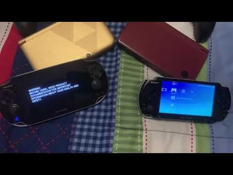 PSP V.S. PSVita Side By Side Comparison!