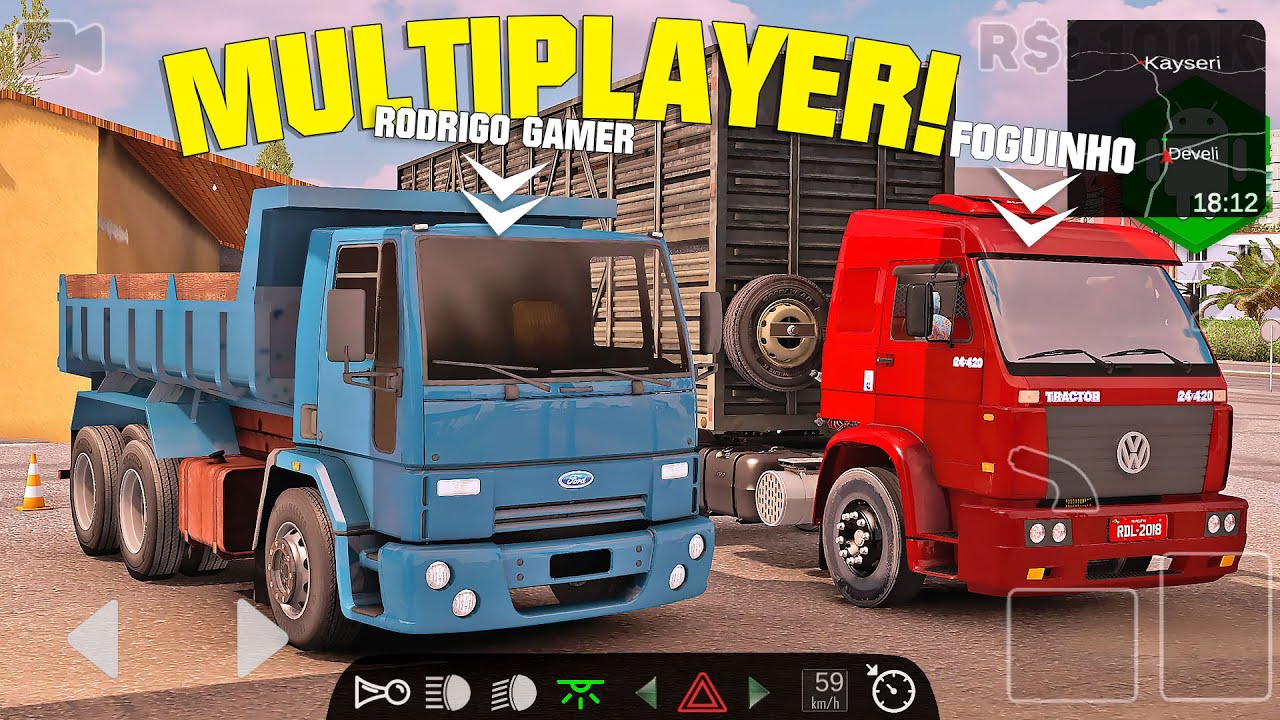 Os 2 Melhores Jogos De Caminhão Com Oficina e Multiplayer Para Android 