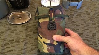 The Dutch Army Canteen, Cup and Pouch Review and Demo.