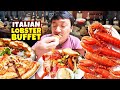 All you can eat italian lobster  steak brunch buffet with japanese wagyu lasagna