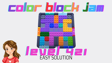 Color Block Jam Level 421 Solution