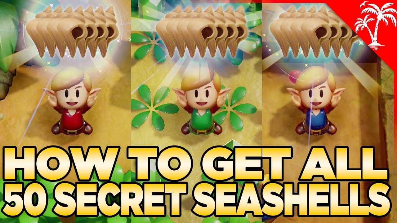 All Secret Seashell Locations - Link's Awakening for Switch - The