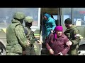 Эвакуация мирных жителей из зоны боевых действий на Украине