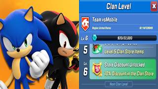 Sonic Forces Speed Battle - Clan Level 6 Upgraded: Unicorn Knight Cream, Boscage, Valahalla Surge