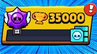 Апнул 35000 кубков в Brawl Stars