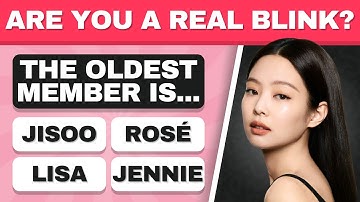 BLACKPINK QUIZ: ARE YOU A REAL BLINK? 🖤🩷 | KPOP GAME 2024