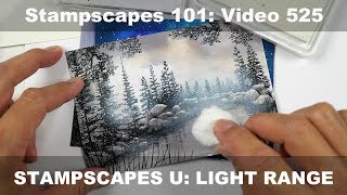 Stampscapes 101: Video 525 STAMPSCAPES U "LIGHT RANGE" screenshot 5