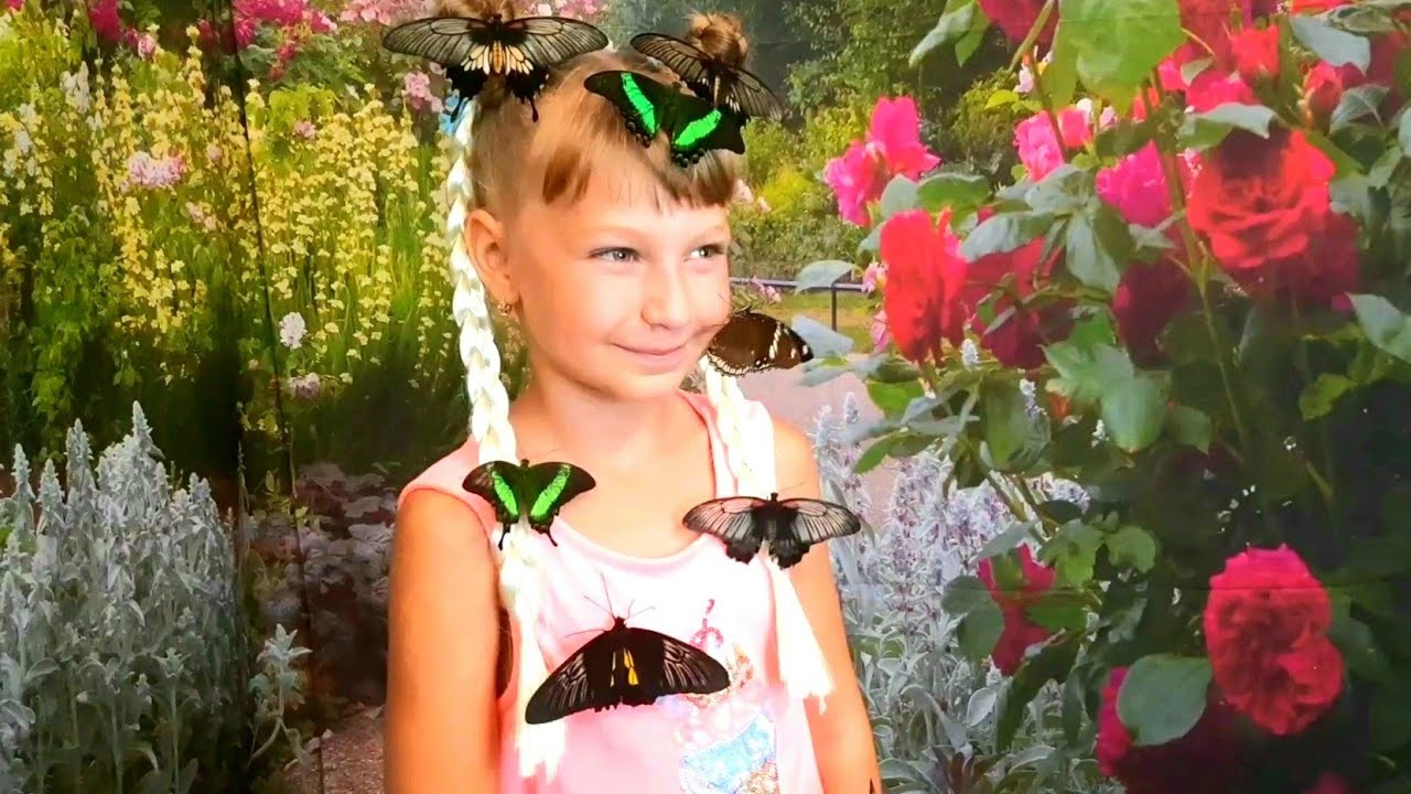 Много Тропических БАБОЧЕК и Бабочкариум! Лиза на выставке ТРОПИЧЕСКИХ ...