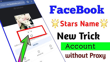 🌟Stars Name Facebook Account Without any Proxy 2019 || By Mohsin Tech