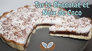 Tarte à La Noix De Coco Et Au chocolat Gourmande Et Facile