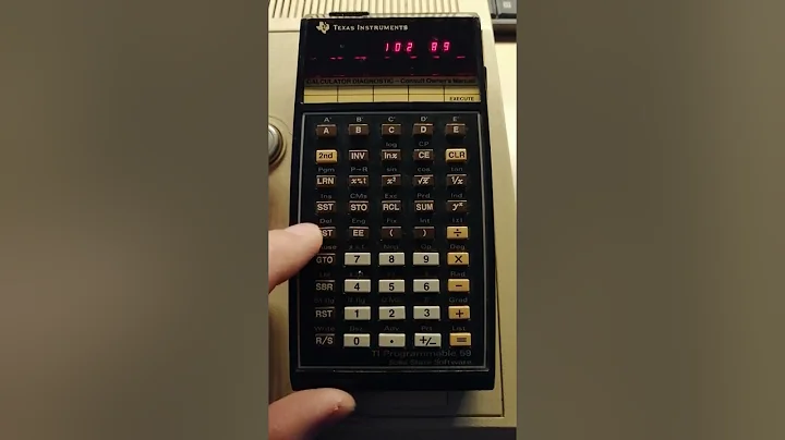 The Mysterious Diagnostic Card of Texas Instruments TI-59