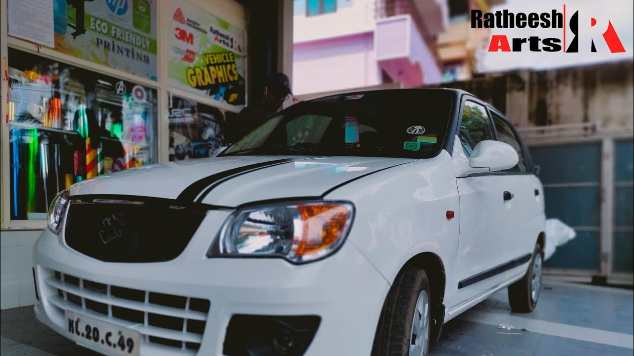 Maruti Suzuki Alto Roof wrapping / car modification @_ratheesharts_