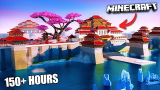 Minecraft Timelapse Great SAKURA CITY - [150+ hours]