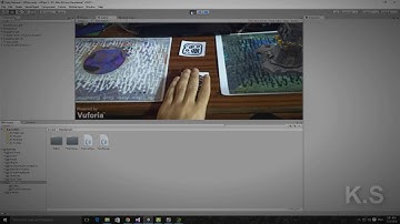 Augmented reality demo : TUIO fiducal markers with unity and vuforia